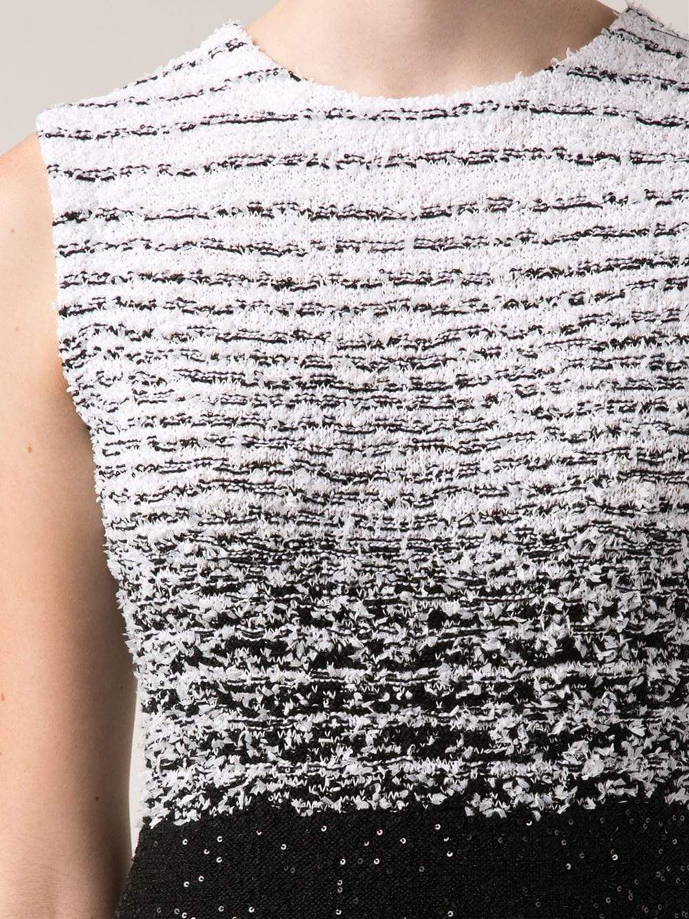 OSCAR DE LA RENTA-Tweed Pencil Dress-