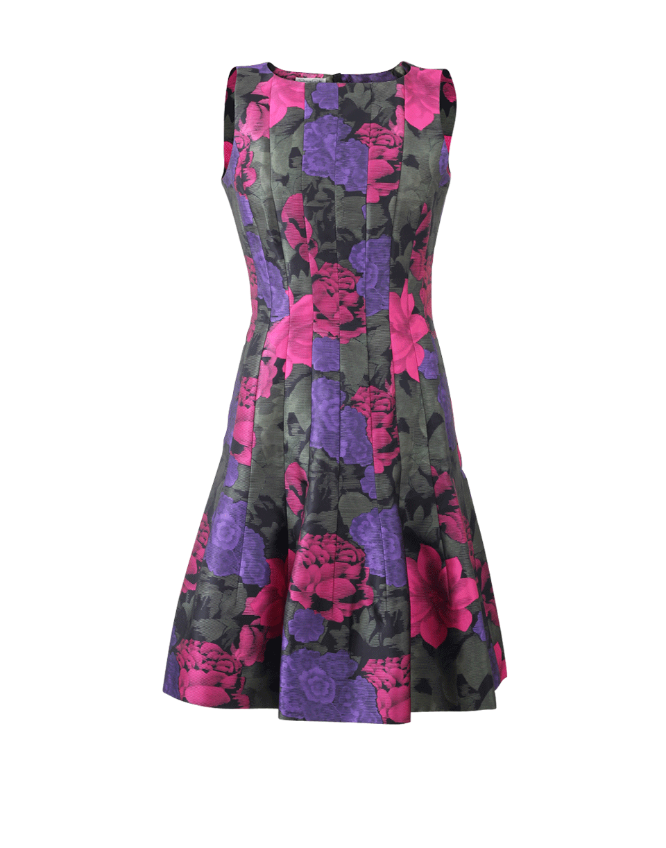 OSCAR DE LA RENTA-Jungle Print Dress-