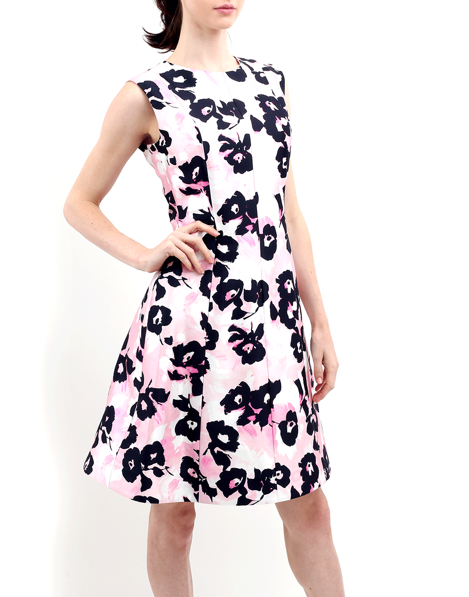 OSCAR DE LA RENTA-Floral Dress-