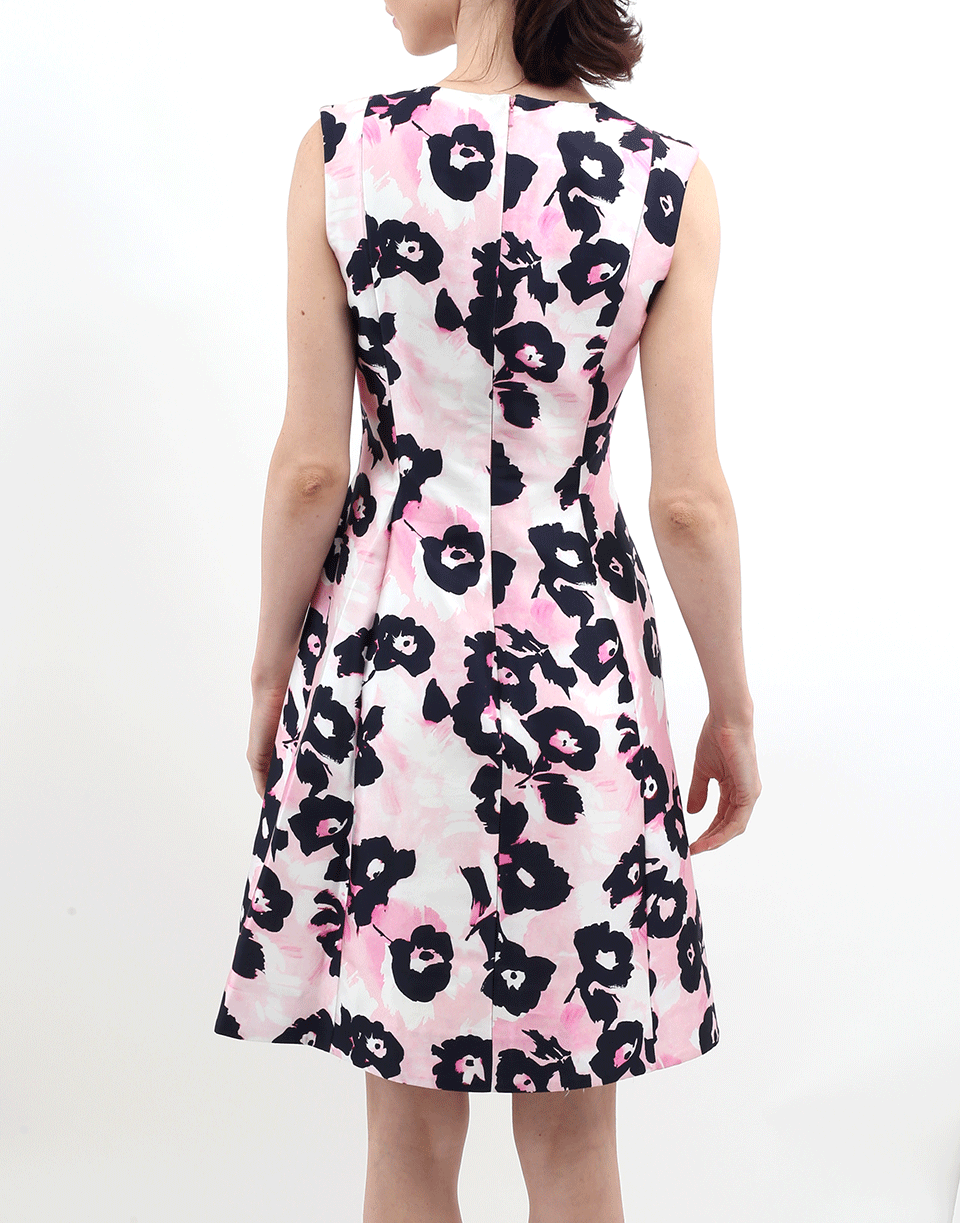 OSCAR DE LA RENTA-Floral Dress-
