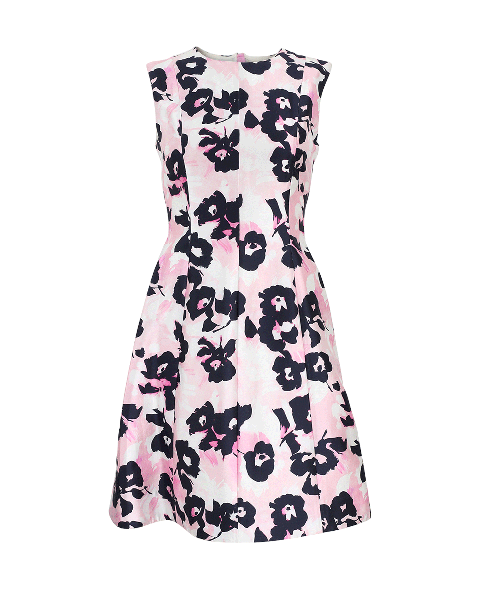 OSCAR DE LA RENTA-Floral Dress-