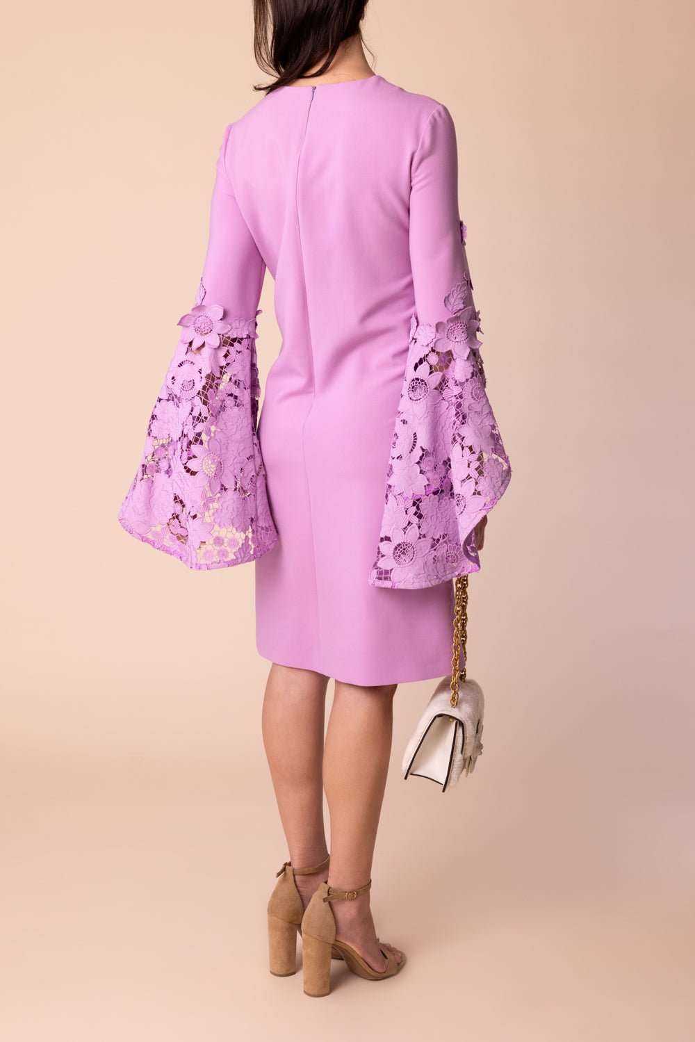 OSCAR DE LA RENTA-Botanical Shift Dress-LUPINE
