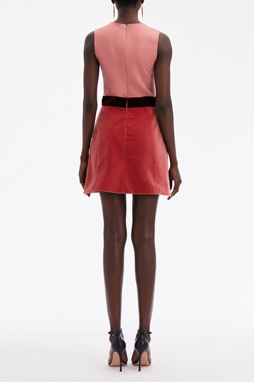 OSCAR DE LA RENTA-Bow Detail Bodice Dress-
