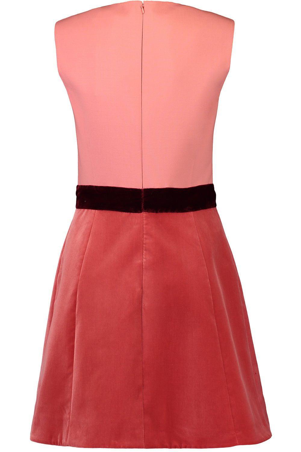 OSCAR DE LA RENTA-Bow Detail Bodice Dress-