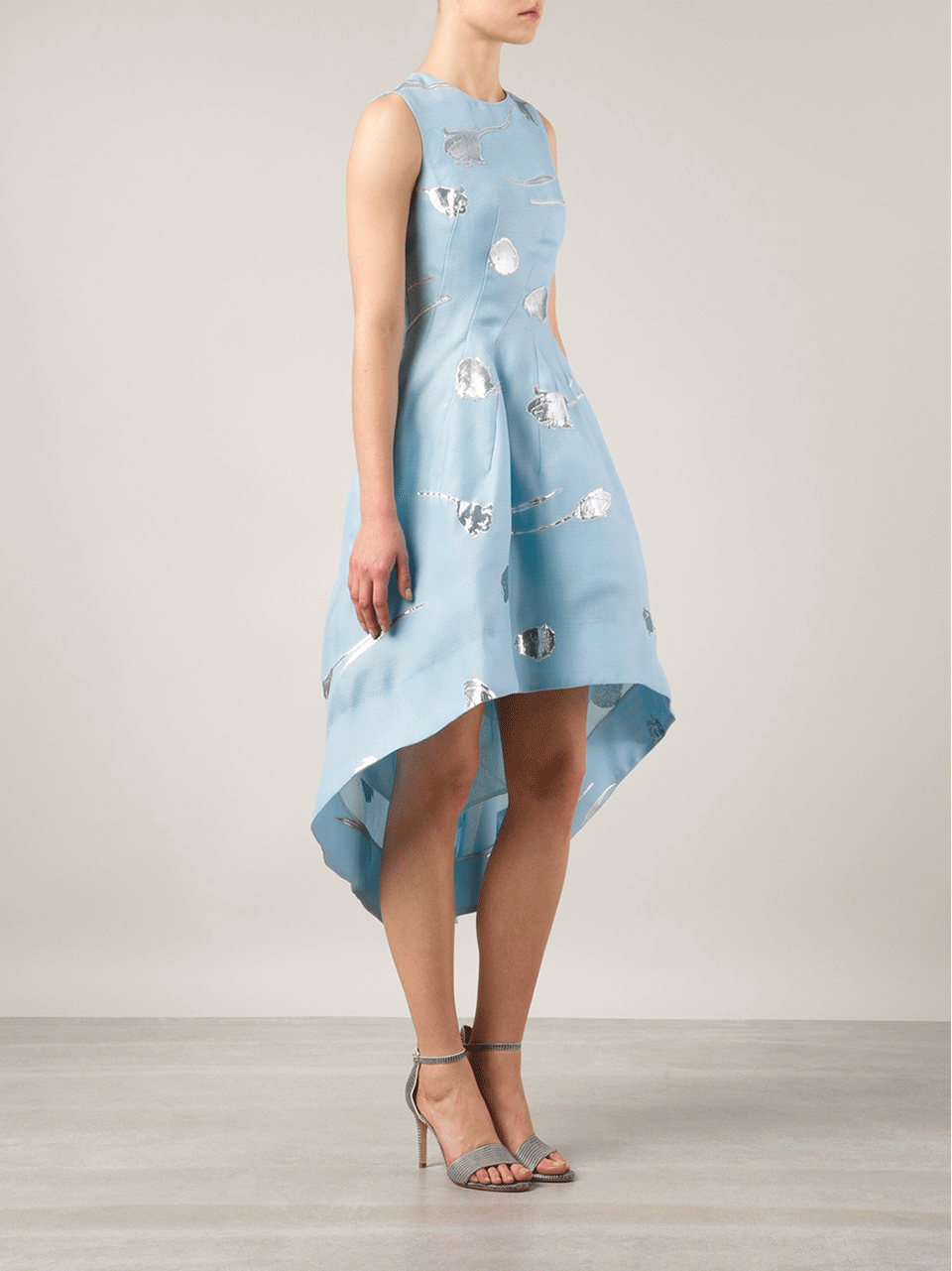 OSCAR DE LA RENTA-Tulip Jacquard Dress-WEDGEWD
