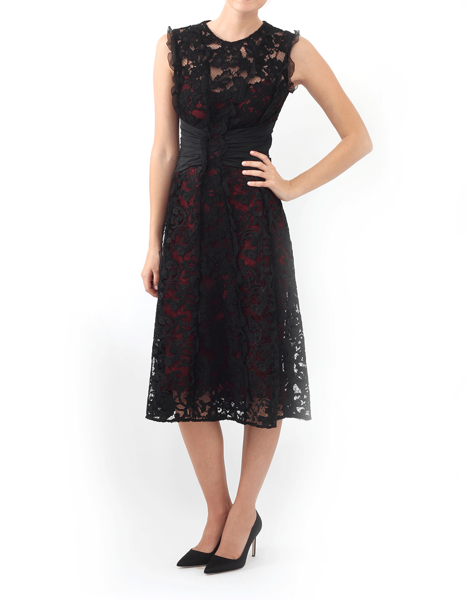 OSCAR DE LA RENTA-Lace Dress-