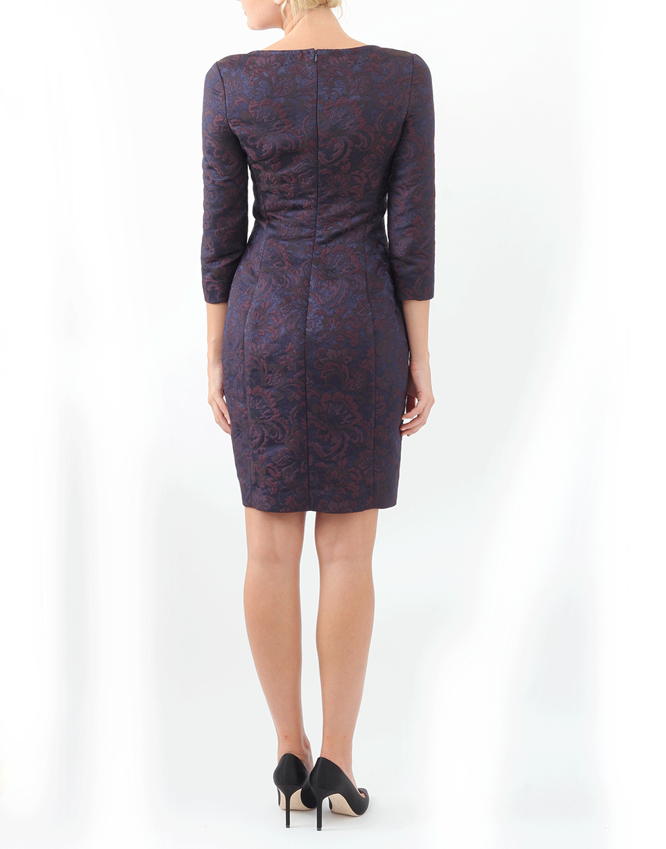 OSCAR DE LA RENTA-Jacquard Bottle Dress-