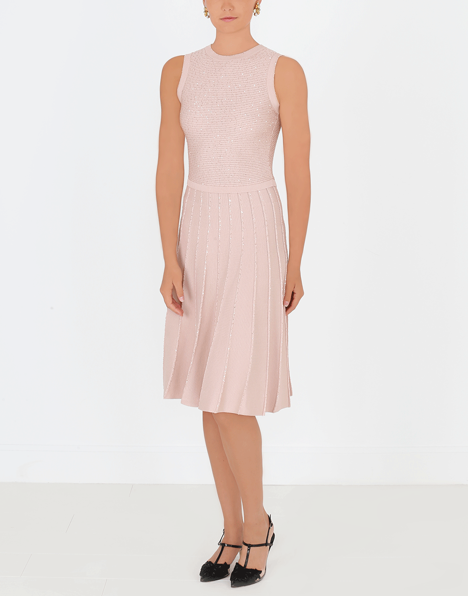 OSCAR DE LA RENTA-Pleated Dress-