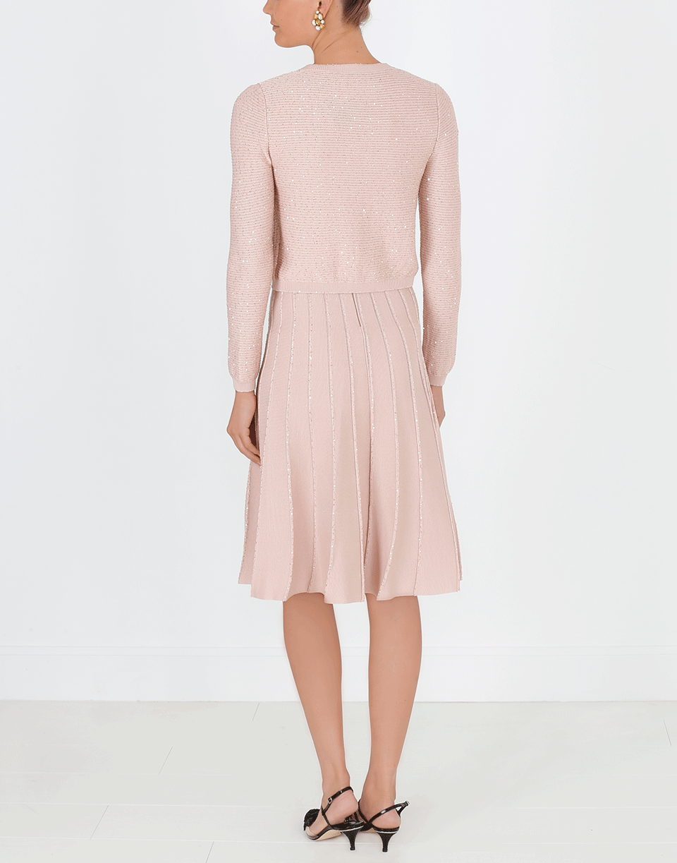OSCAR DE LA RENTA-Pleated Dress-