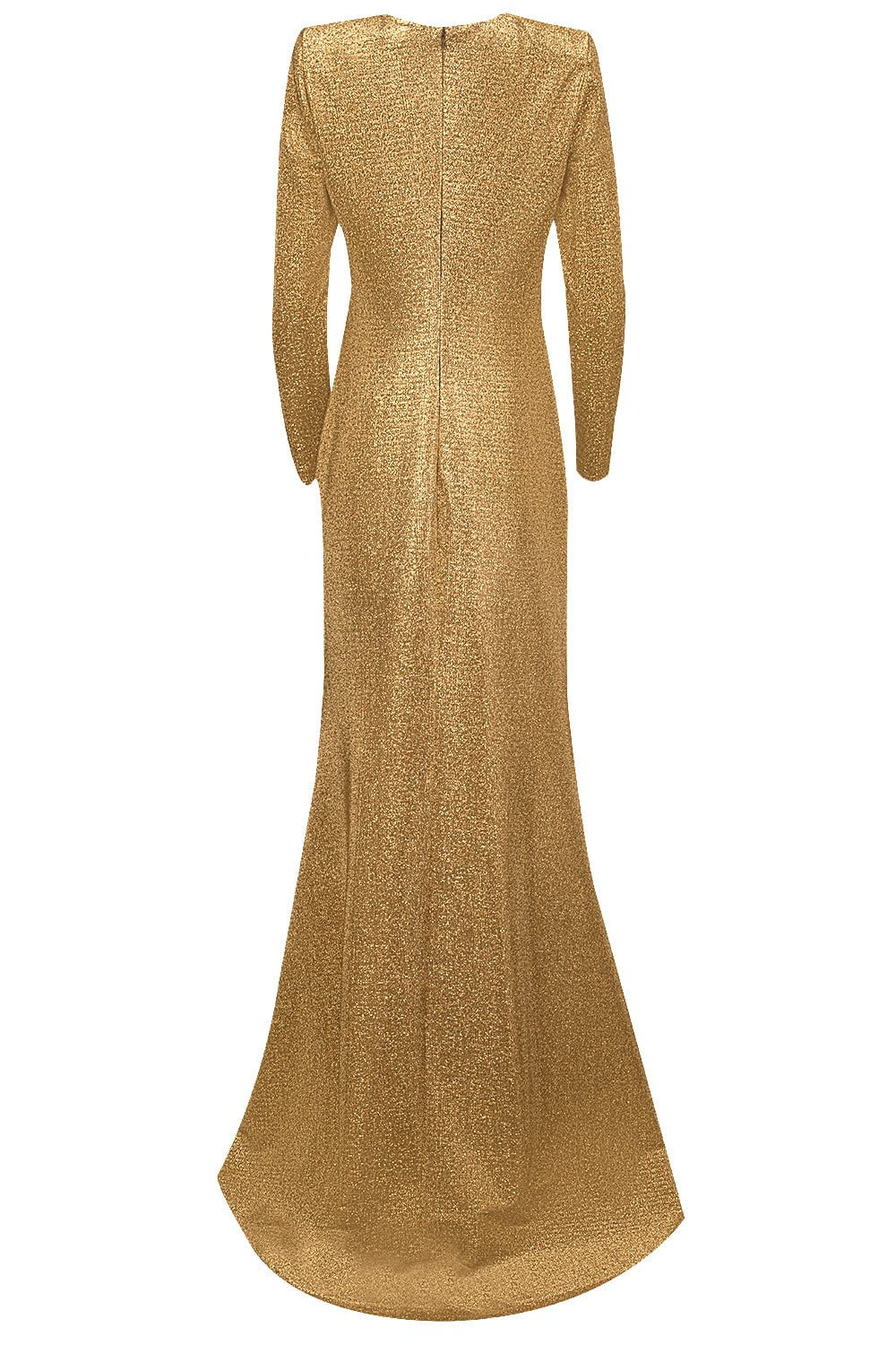 OSCAR DE LA RENTA-Lamé Gown-GOLD