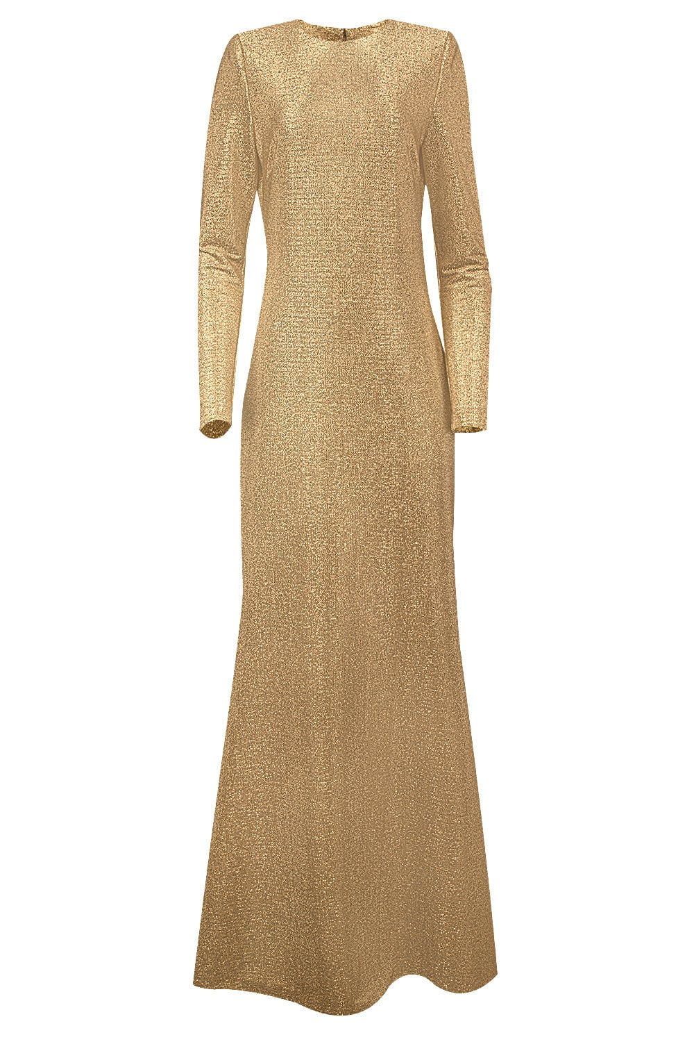 OSCAR DE LA RENTA-Lamé Gown-GOLD
