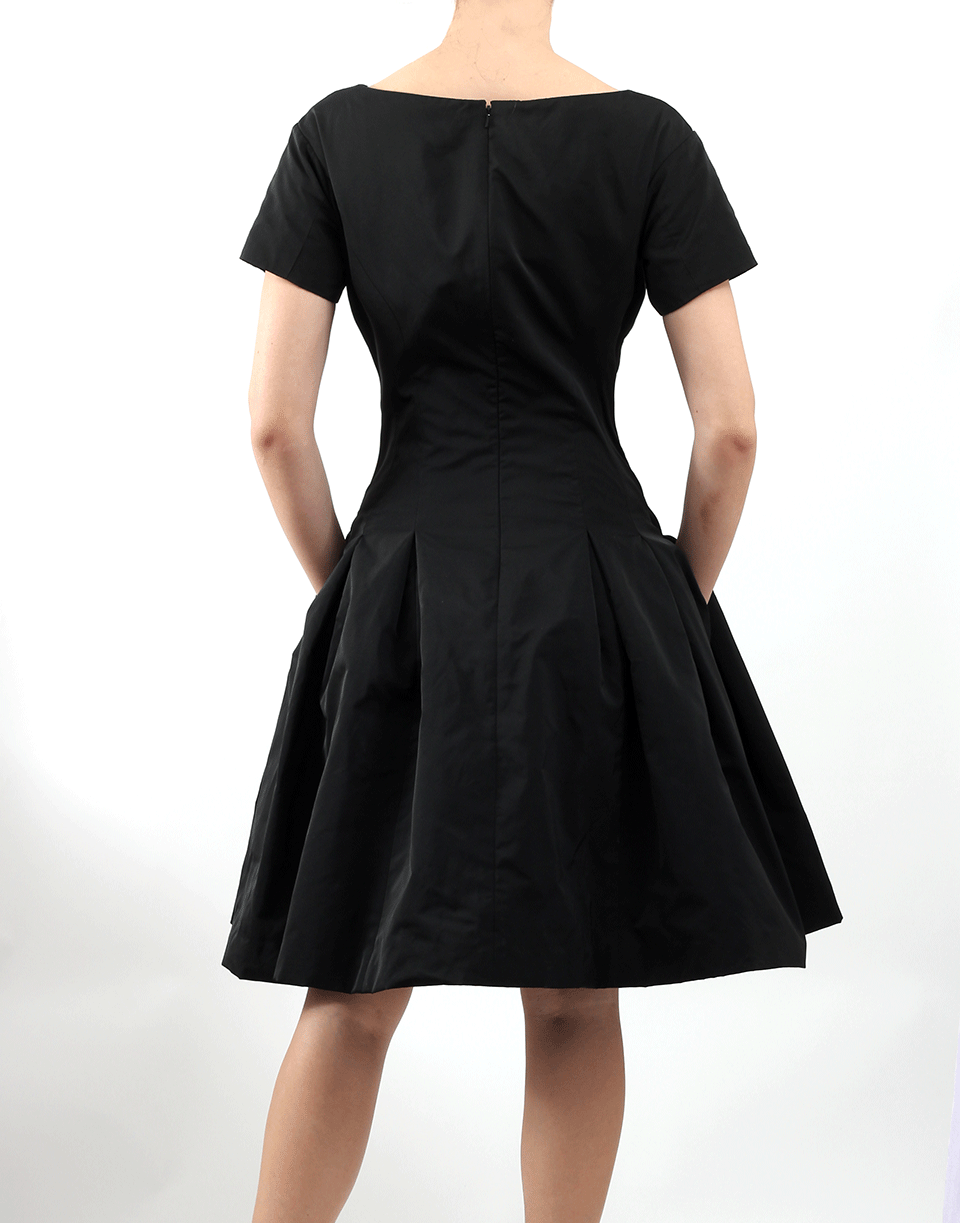 OSCAR DE LA RENTA-Bateau Neck Dress-