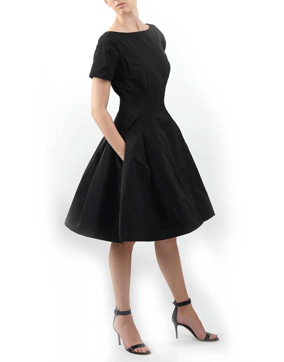OSCAR DE LA RENTA-Bateau Neck Dress-