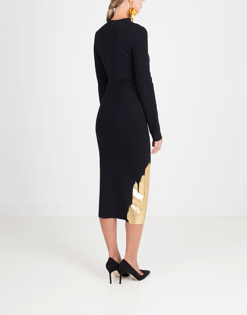 OSCAR DE LA RENTA-Compact Knit Dress-