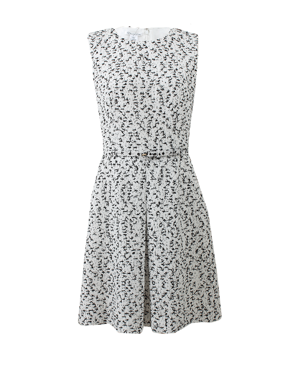 OSCAR DE LA RENTA-Inverted Pleat Dress-