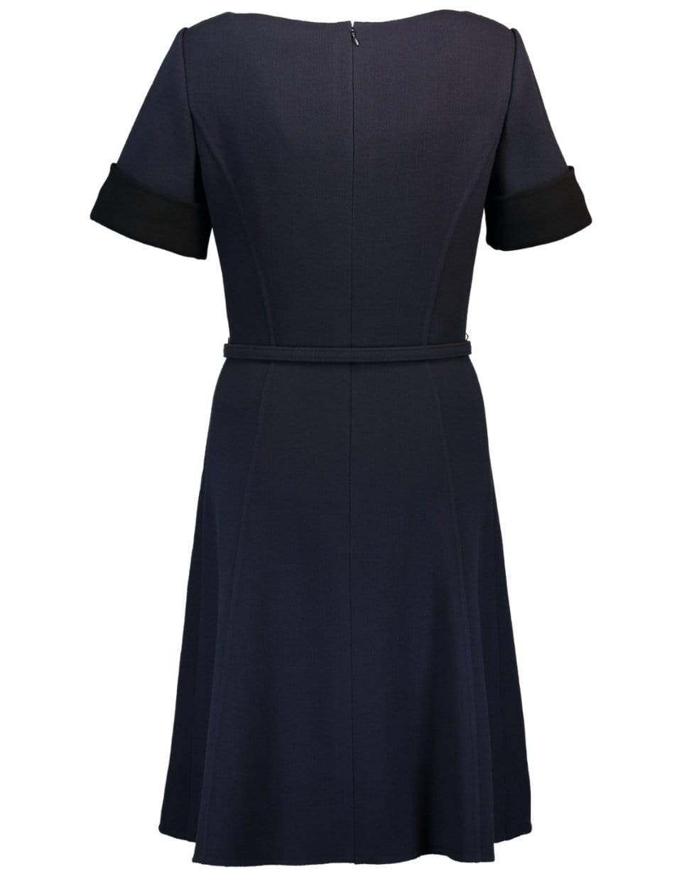 OSCAR DE LA RENTA-Pleated Dress-