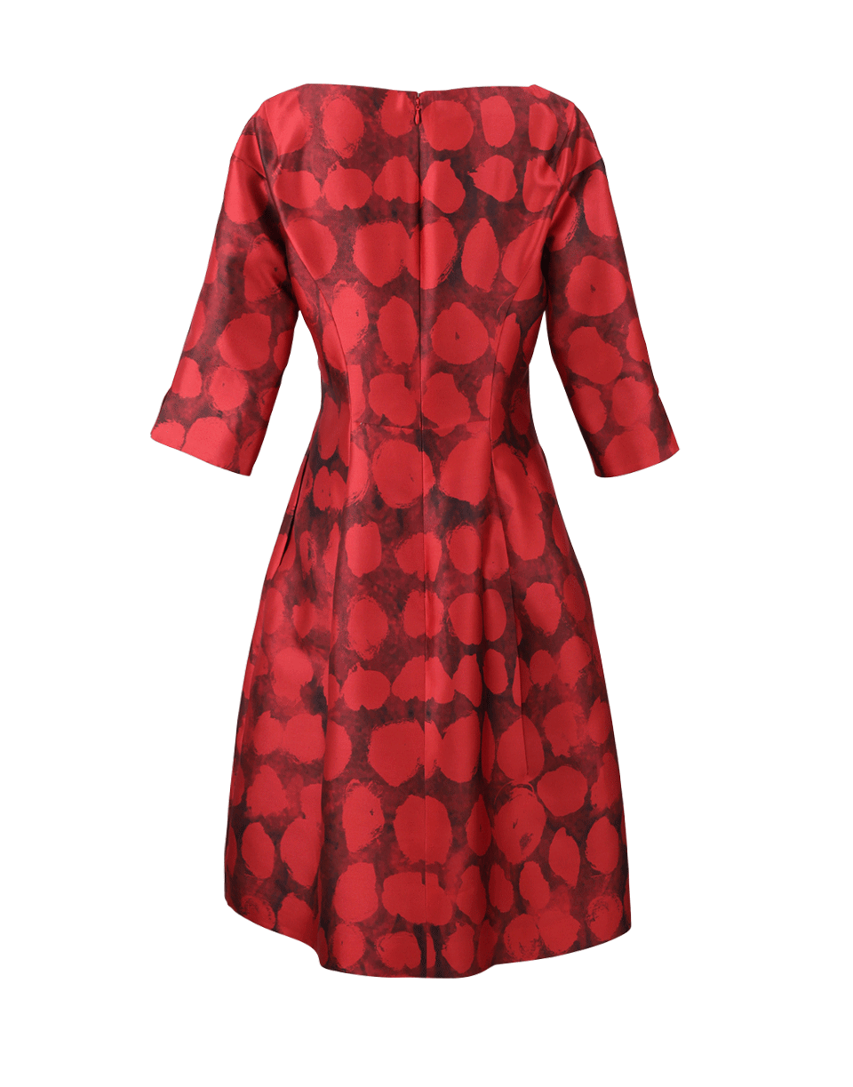 OSCAR DE LA RENTA-Ruby Printed Dress-