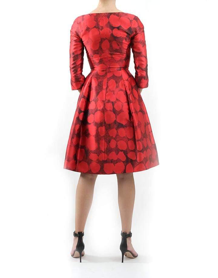 OSCAR DE LA RENTA-Ruby Printed Dress-