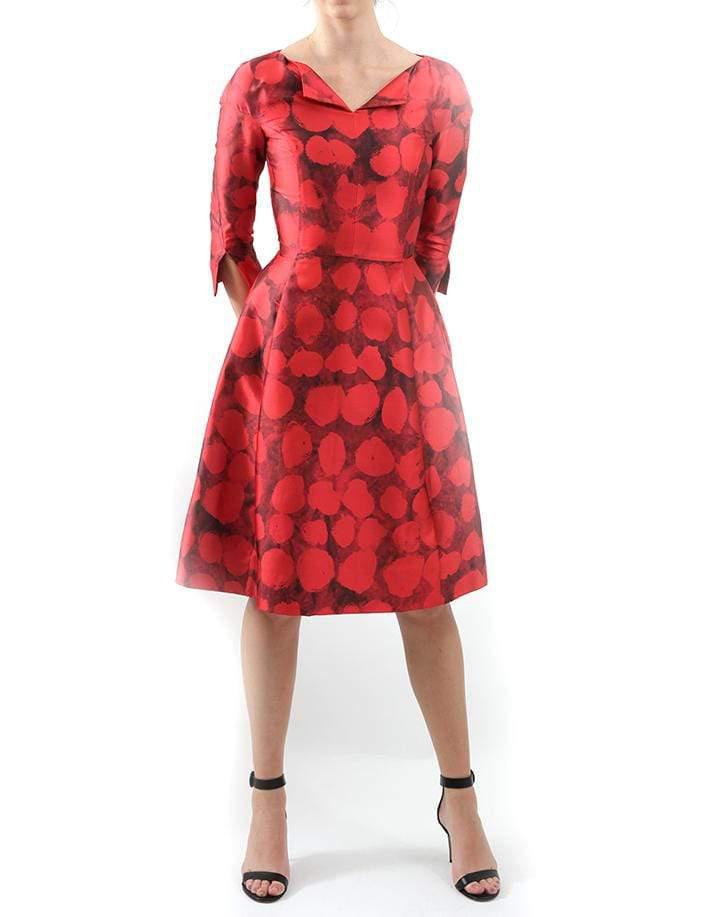 OSCAR DE LA RENTA-Ruby Printed Dress-