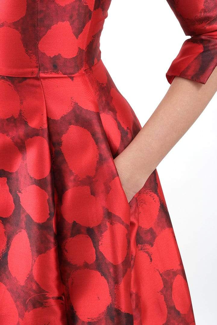 OSCAR DE LA RENTA-Ruby Printed Dress-