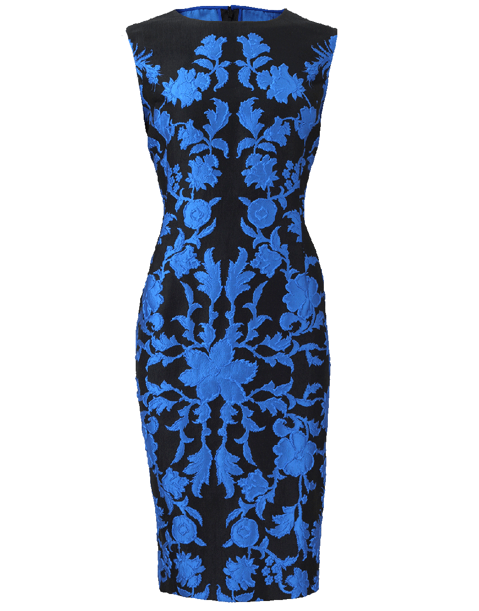 OSCAR DE LA RENTA-Cloque Slim Dress-