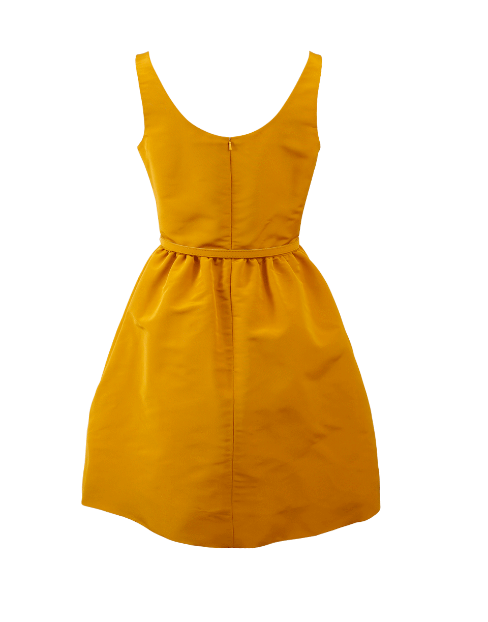 OSCAR DE LA RENTA-Belted Dress-