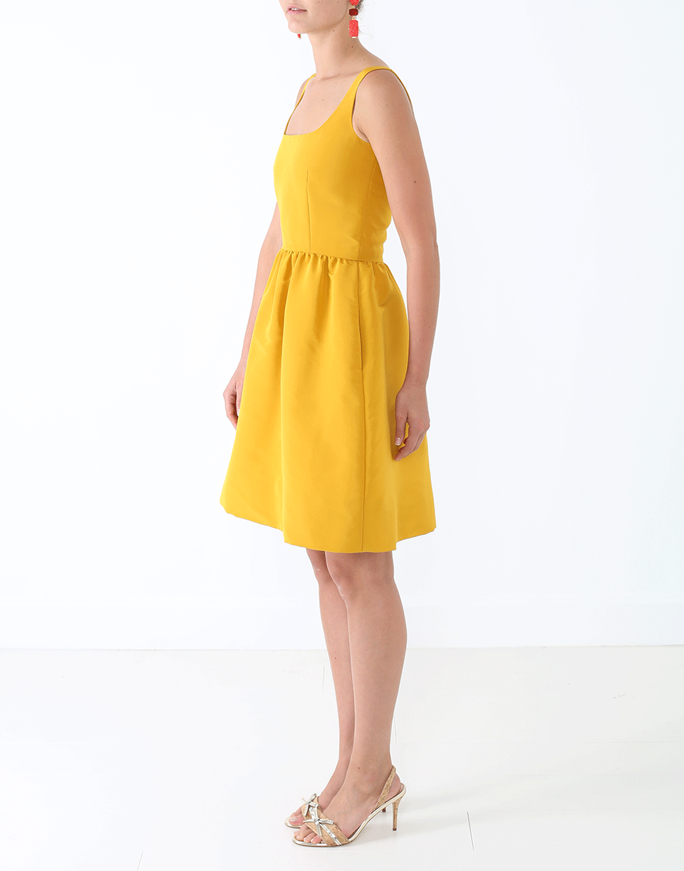 OSCAR DE LA RENTA-Belted Dress-