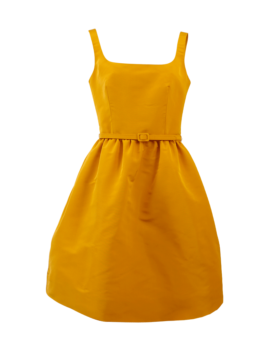 OSCAR DE LA RENTA-Belted Dress-