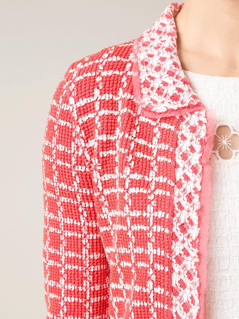 OSCAR DE LA RENTA-Tweed Jacket-