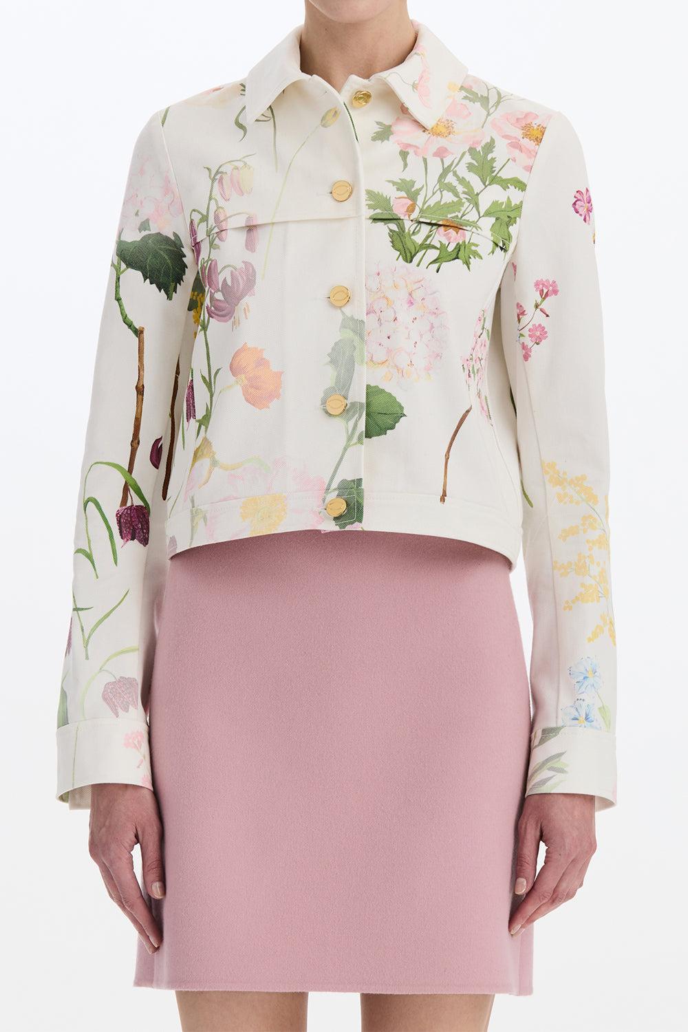 Mixed Botanical Denim Jacket-WHITE-4-CLOTHINGJACKETDENIM-OSCAR DE LA RENTA