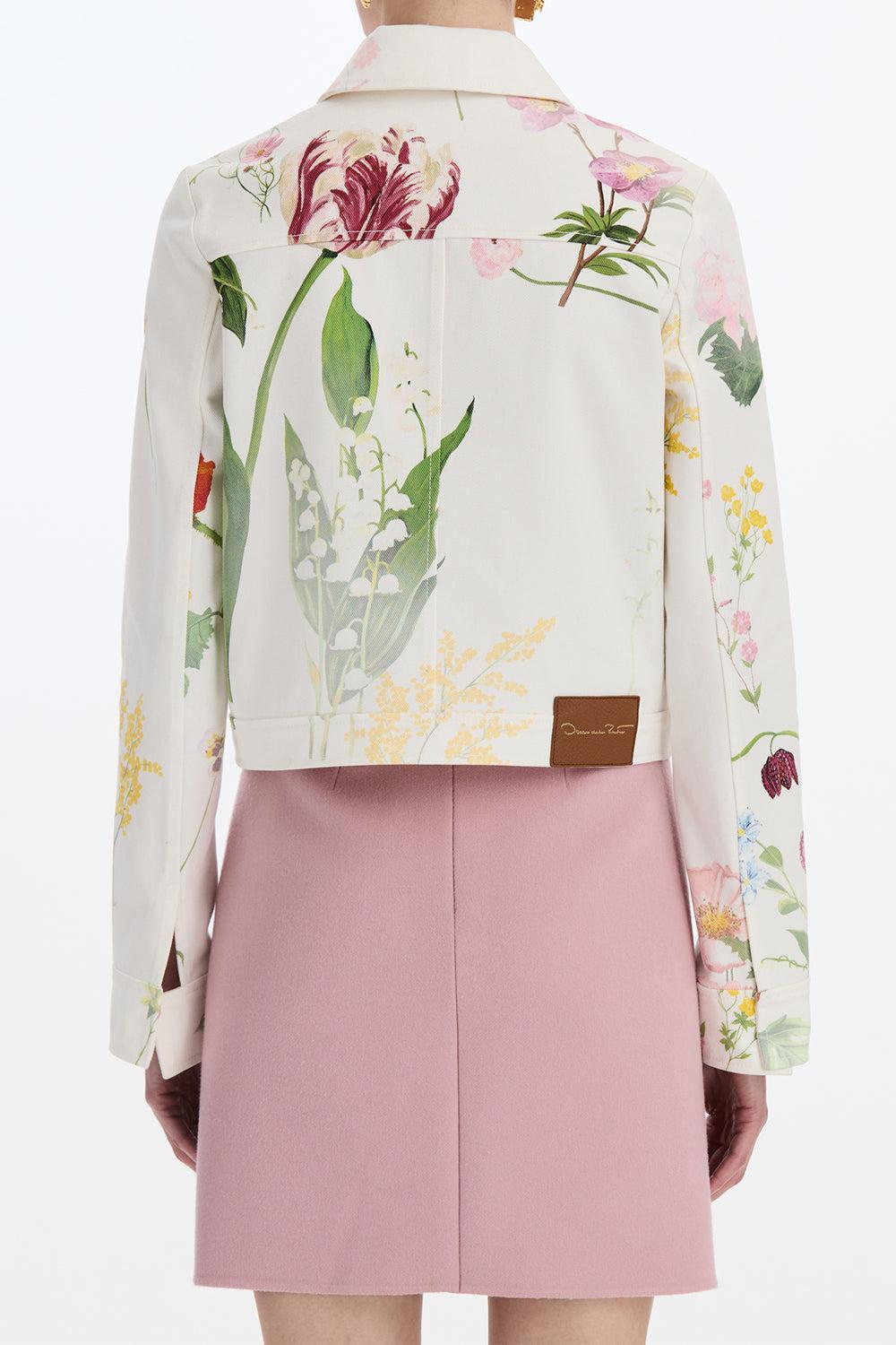 Mixed Botanical Denim Jacket-WHITE-4-CLOTHINGJACKETDENIM-OSCAR DE LA RENTA