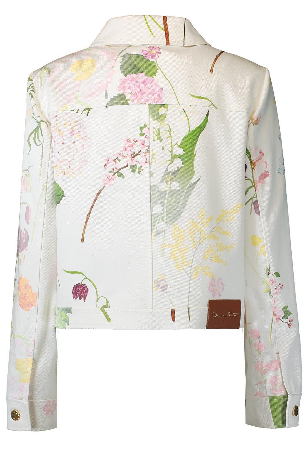 Mixed Botanical Denim Jacket-WHITE-4-CLOTHINGJACKETDENIM-OSCAR DE LA RENTA