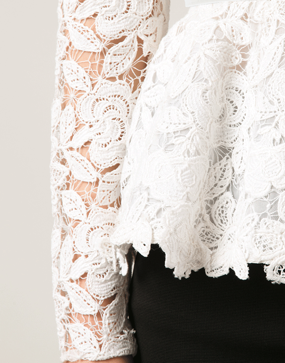 OSCAR DE LA RENTA-Lace Jacket-