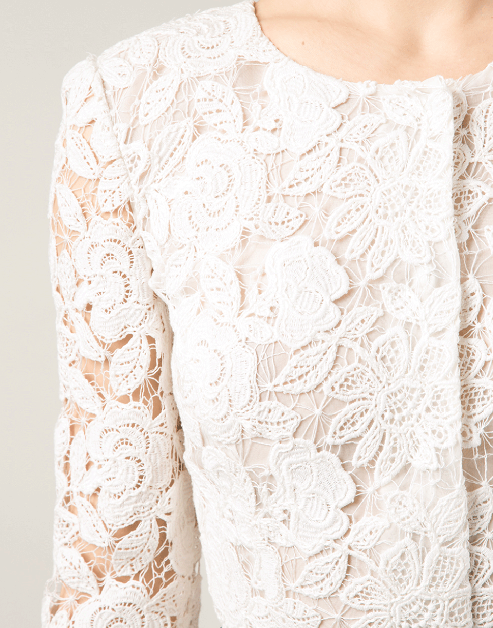 OSCAR DE LA RENTA-Lace Jacket-