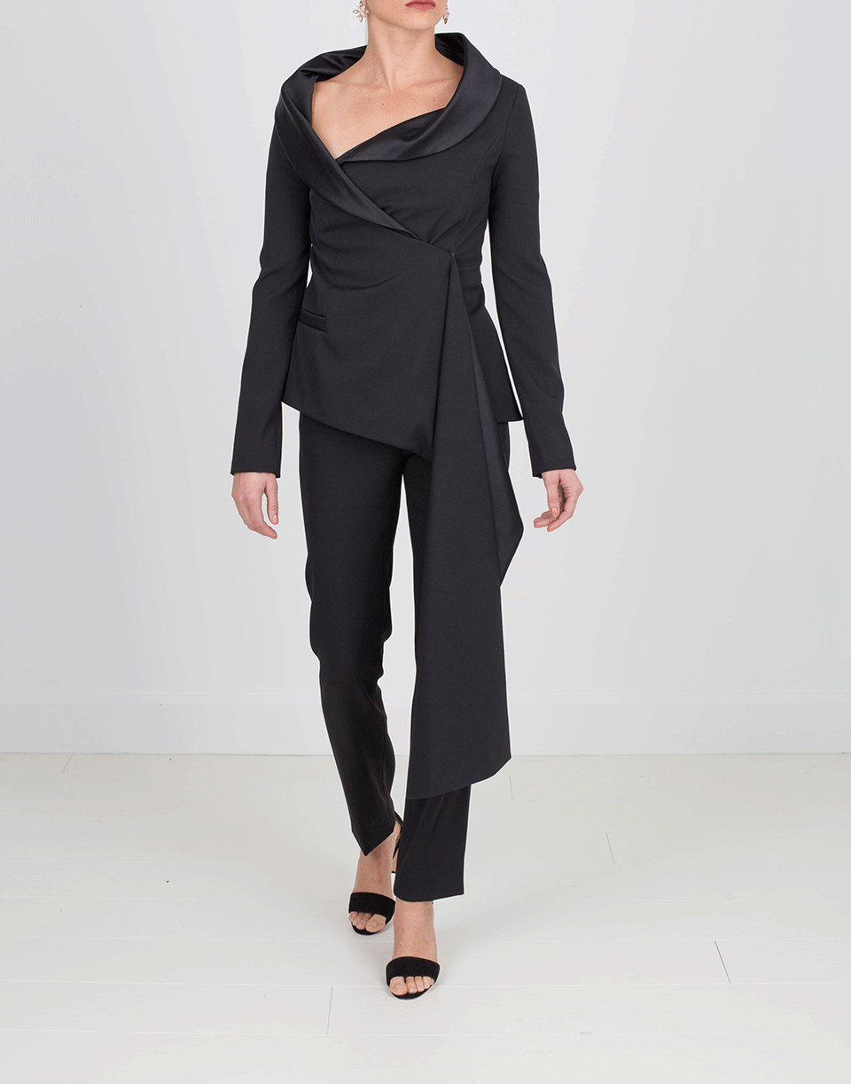 OSCAR DE LA RENTA-Asymmetrical Jacket-