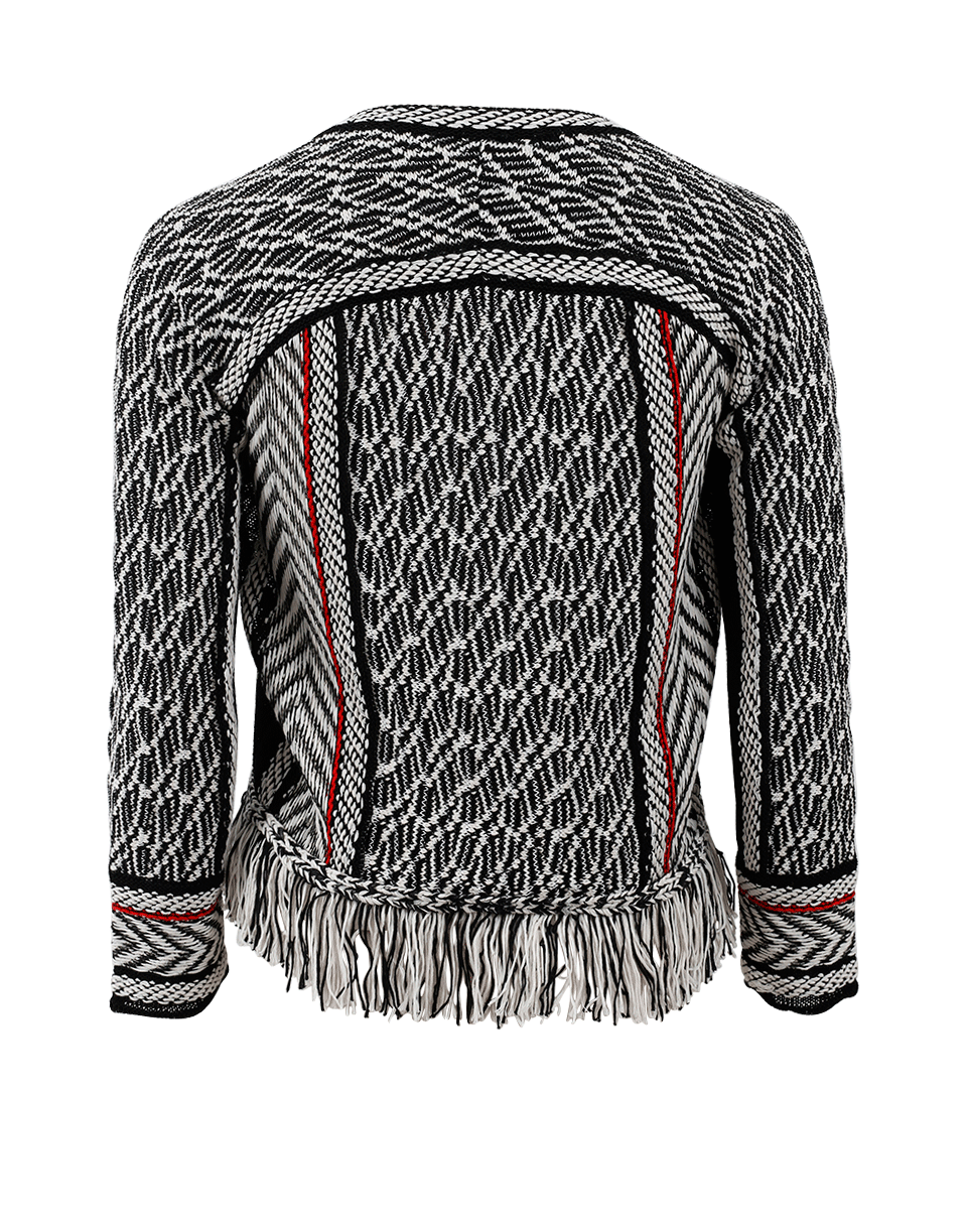 OSCAR DE LA RENTA-Fringe Cayenne Detail Jacket-