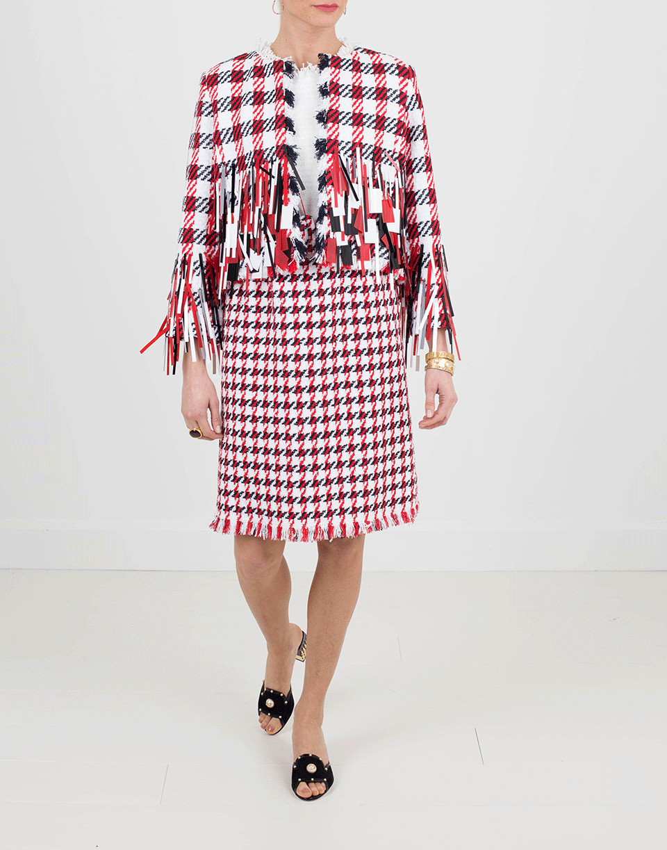 OSCAR DE LA RENTA-Tweed Jacket-