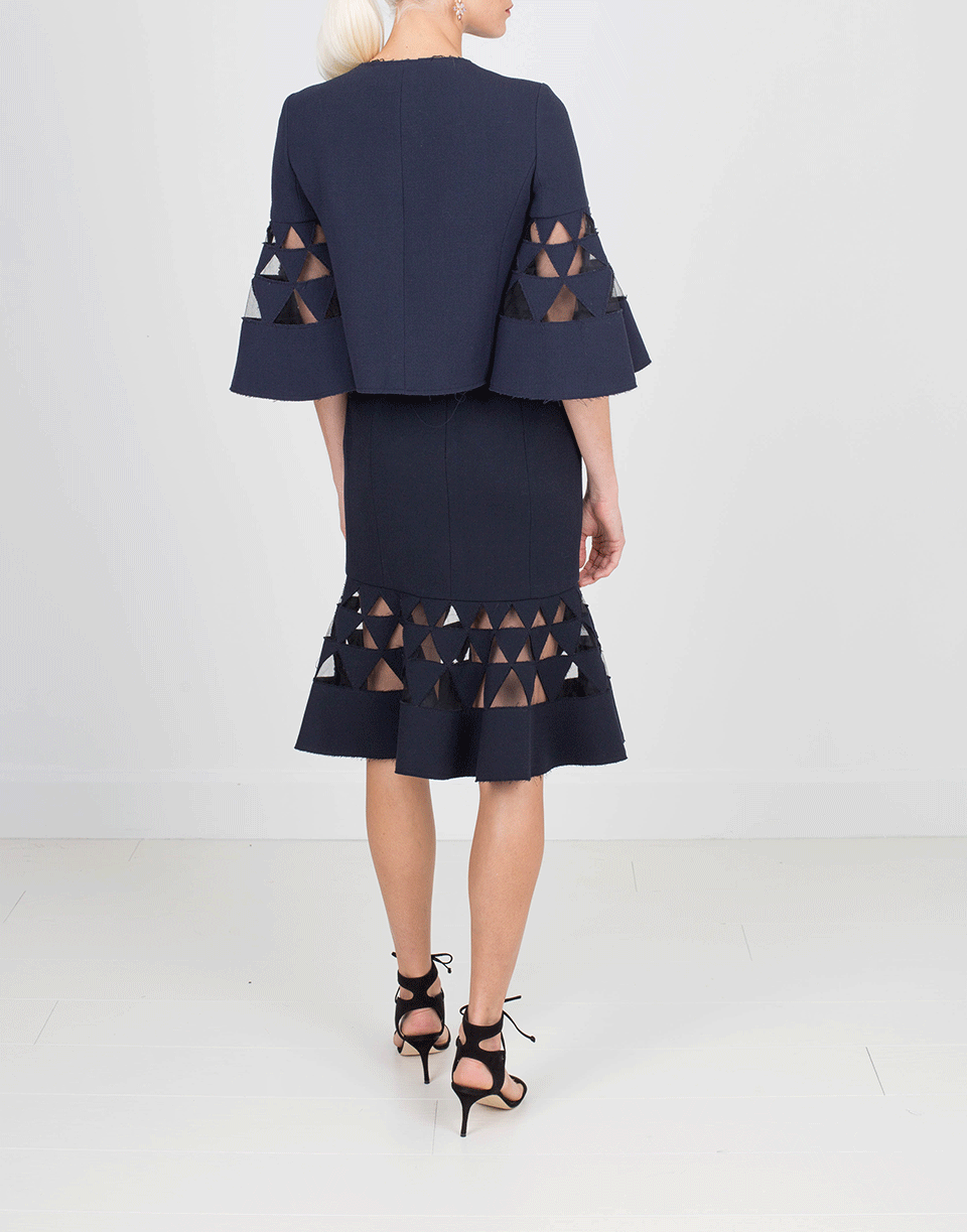 OSCAR DE LA RENTA-Zip Up Jacket-