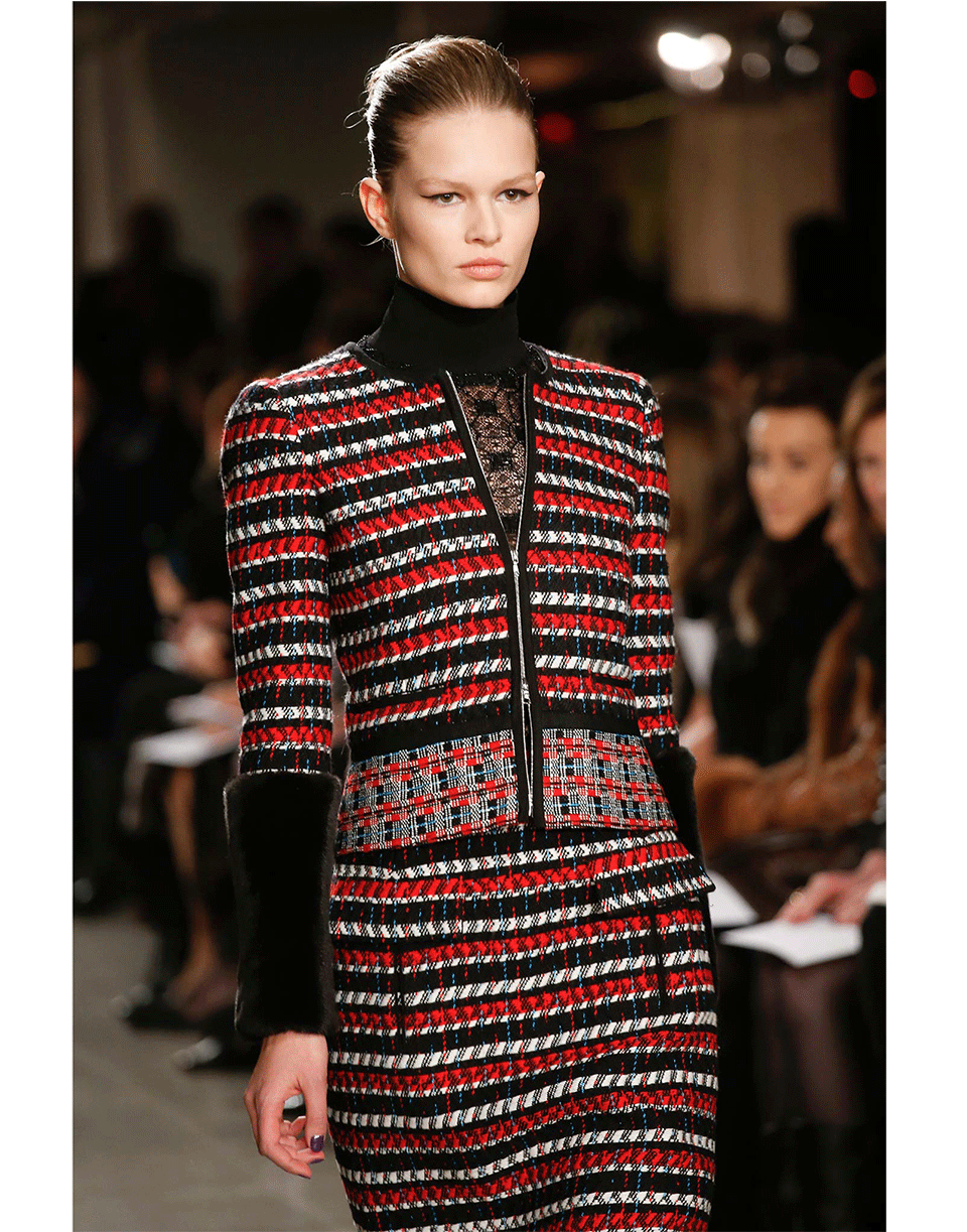 OSCAR DE LA RENTA-Tweed Jacket-