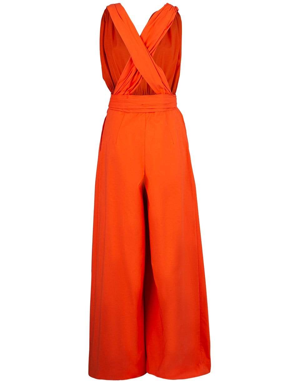 OSCAR DE LA RENTA-Open Back Jumpsuit-