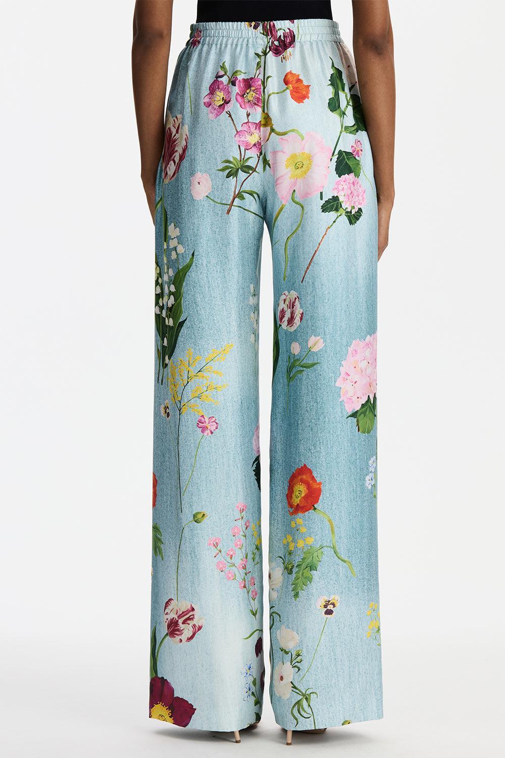 Mixed Botanical Pant-BLUE-2-CLOTHINGPANTEVENING-OSCAR DE LA RENTA