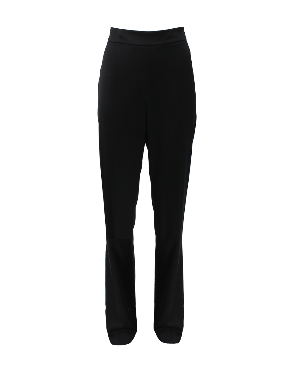 OSCAR DE LA RENTA-High Waisted Side Zip Pant-