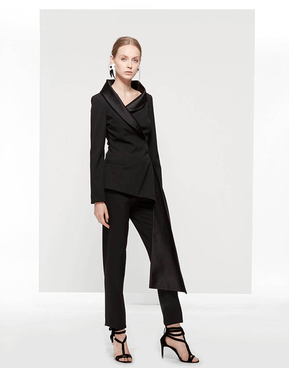 OSCAR DE LA RENTA-Tuxedo Pant-