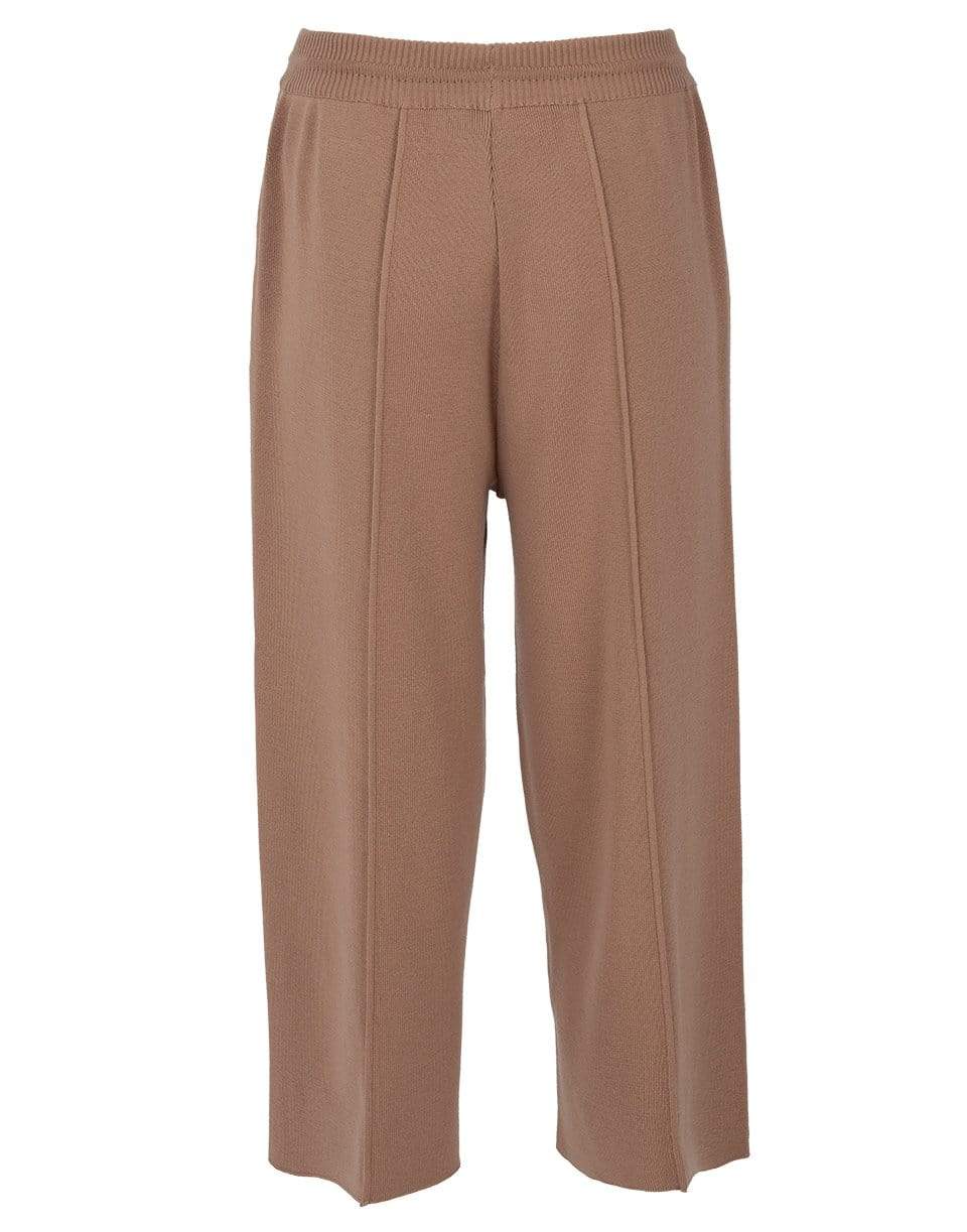 OSCAR DE LA RENTA-Camel Cropped Sweatpant-