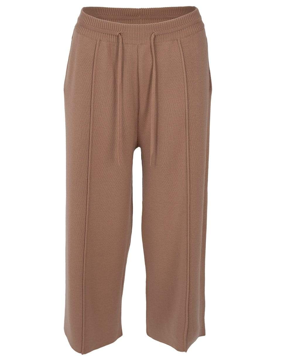 OSCAR DE LA RENTA-Camel Cropped Sweatpant-