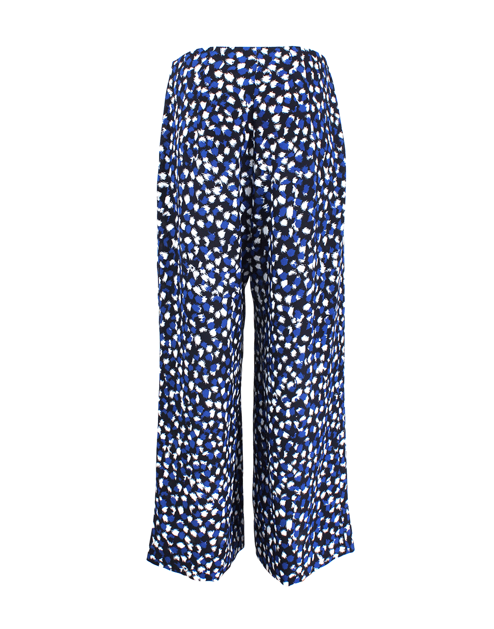 OSCAR DE LA RENTA-Coulatte Painted Dot Print Pant-