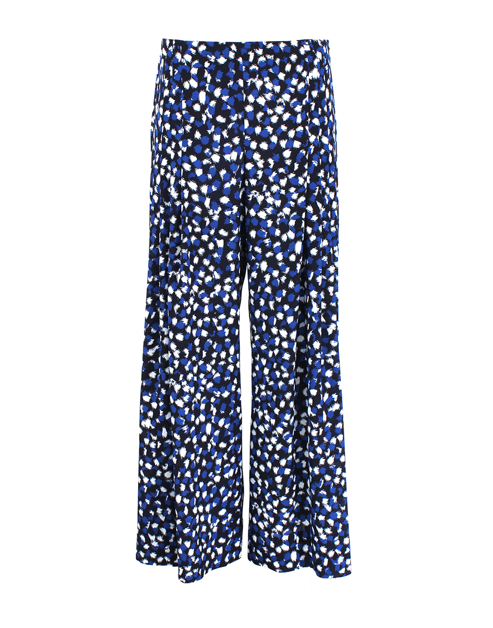 OSCAR DE LA RENTA-Coulatte Painted Dot Print Pant-