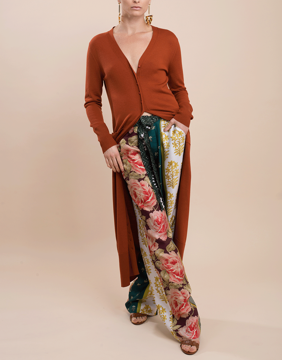 OSCAR DE LA RENTA-Printed Pajama Pant-