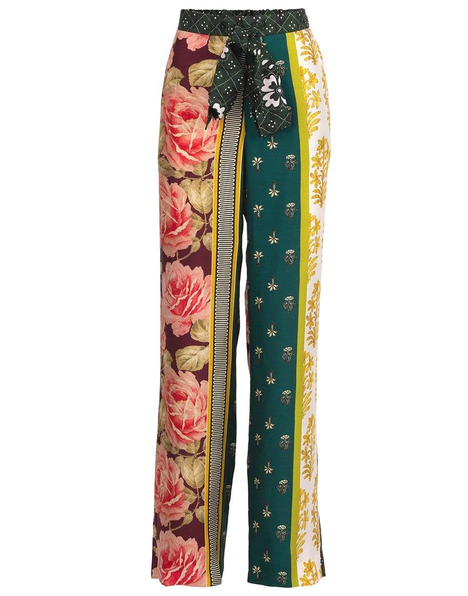 OSCAR DE LA RENTA-Printed Pajama Pant-