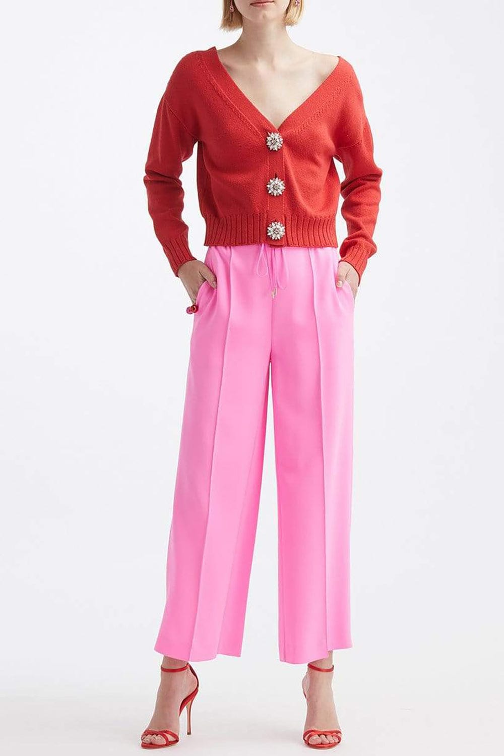 OSCAR DE LA RENTA-Woven Pant-